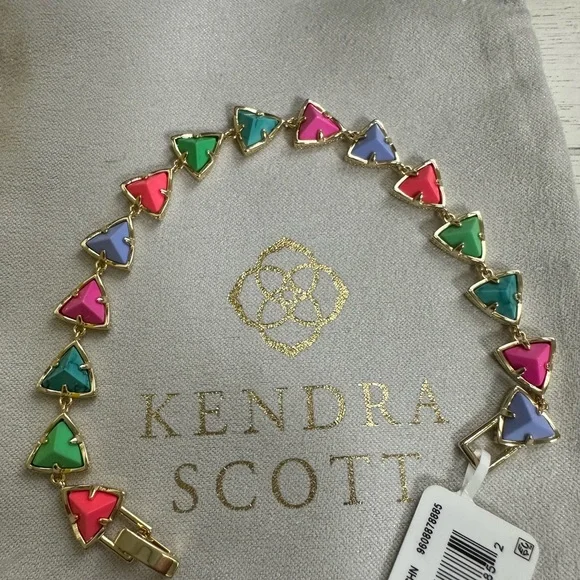NWT Kendra Scott FIESTA Single Strand Gold Robbie Bracelet Limited Edition NWT - Picture 2 of 4